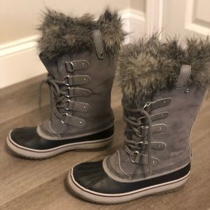 Sorel Joan of Arc - grey size 7